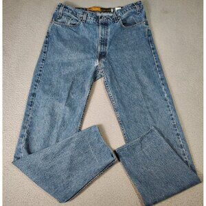 Vtg 90's Levi's Silvertab Jeans Mens 38x34 Blue Straight Leg Cotton USA (35x33)